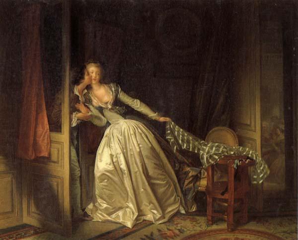 Jean Honore Fragonard The Stolen Kiss oil painting picture